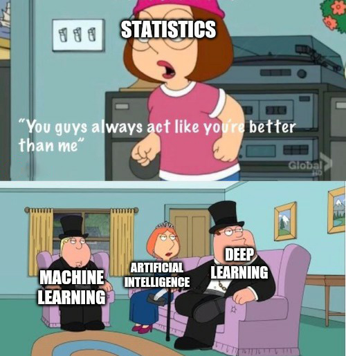 AI ML deep learning statistics meme
